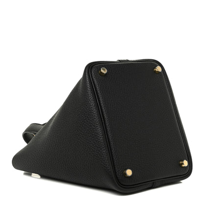Hermes Taurillon Clemence Picotin Lock 18 PM Black 4 of 10