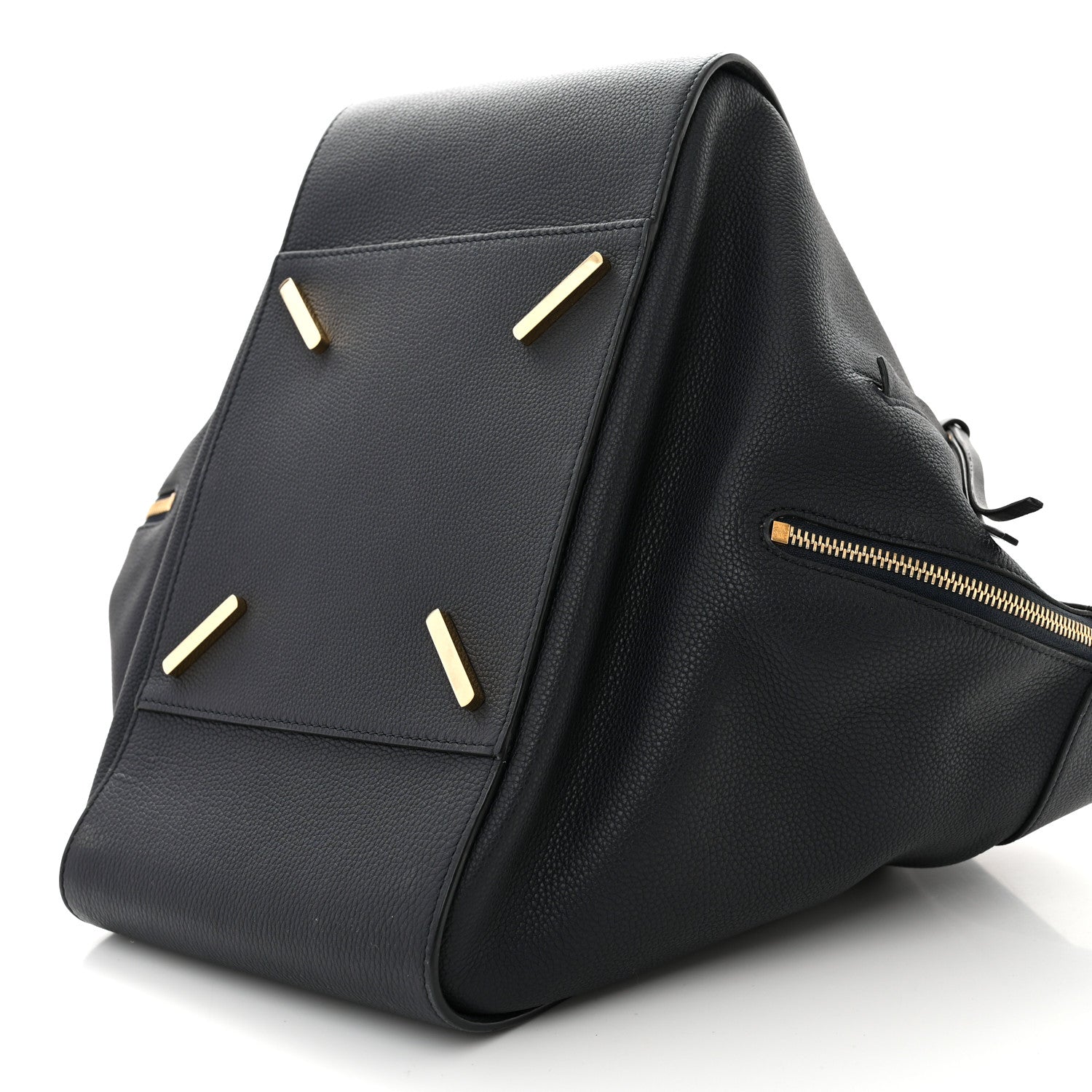 Loewe Calfskin Medium Hammock Shoulder Bag Black 10 of 11