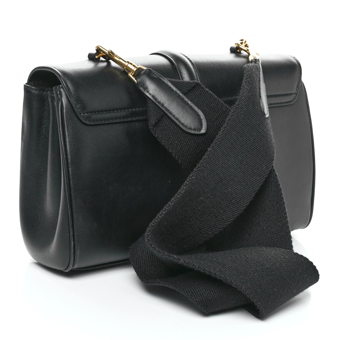 Smooth Calfskin Teen 16 Crossbody Bag Black