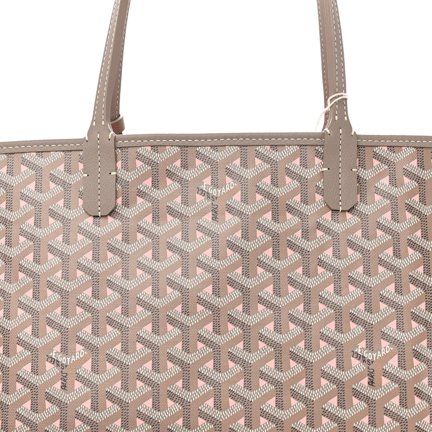 Goyardine Saint Louis Claire Voie PM Grege Powder Pink