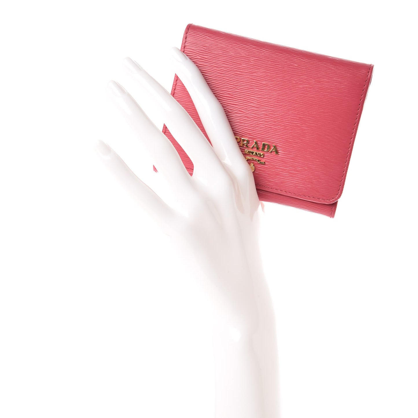 Vitello Move Tri-Fold Compact Wallet Peonia