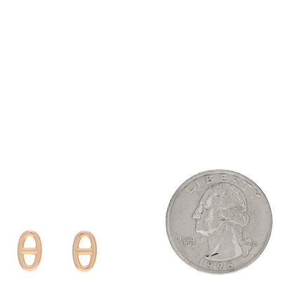 Hermes 18K Rose Gold TPM Farandole Stud Earrings 2 of 4