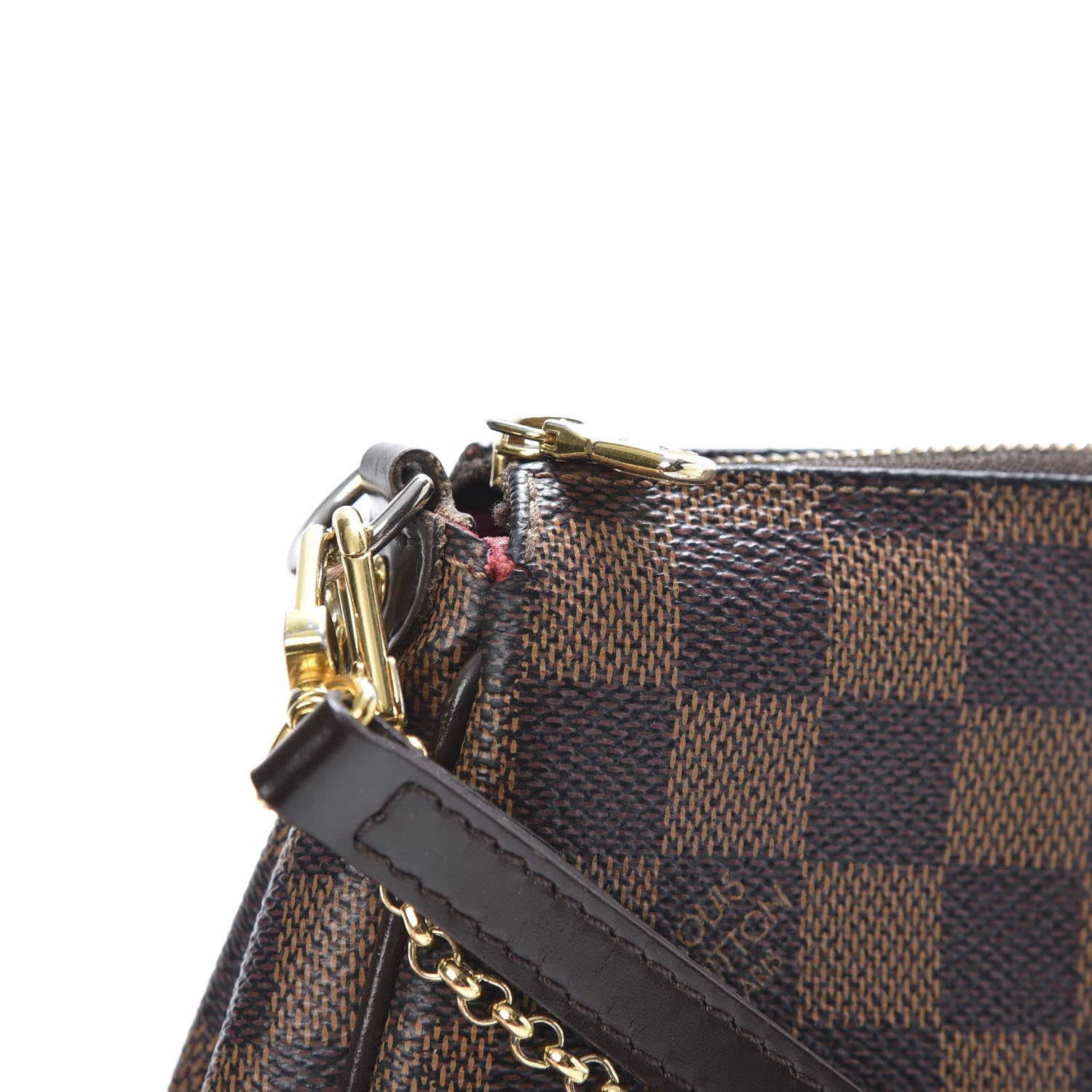 Louis Vuitton Damier Ebene Eva Clutch 15 of 15