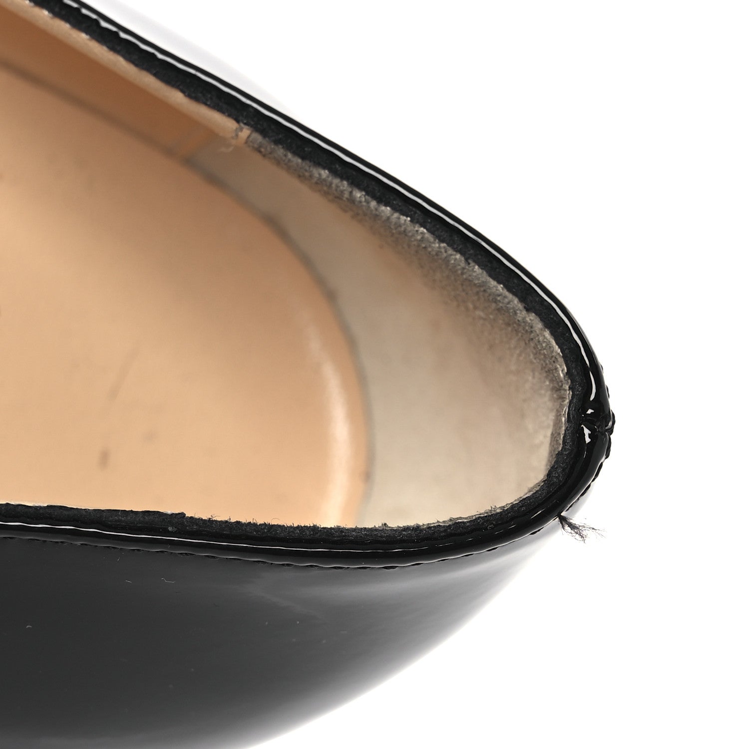 Christian Louboutin Patent Bianca 140 Pumps 39 Black 1759196