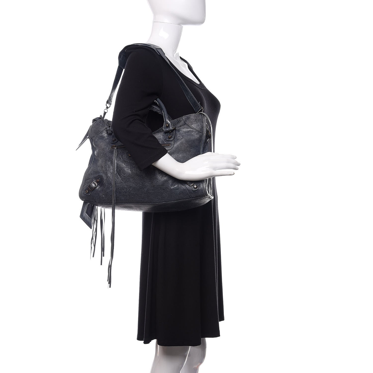 Balenciaga Agneau Classic Hardware City Dark Night 3 of 19