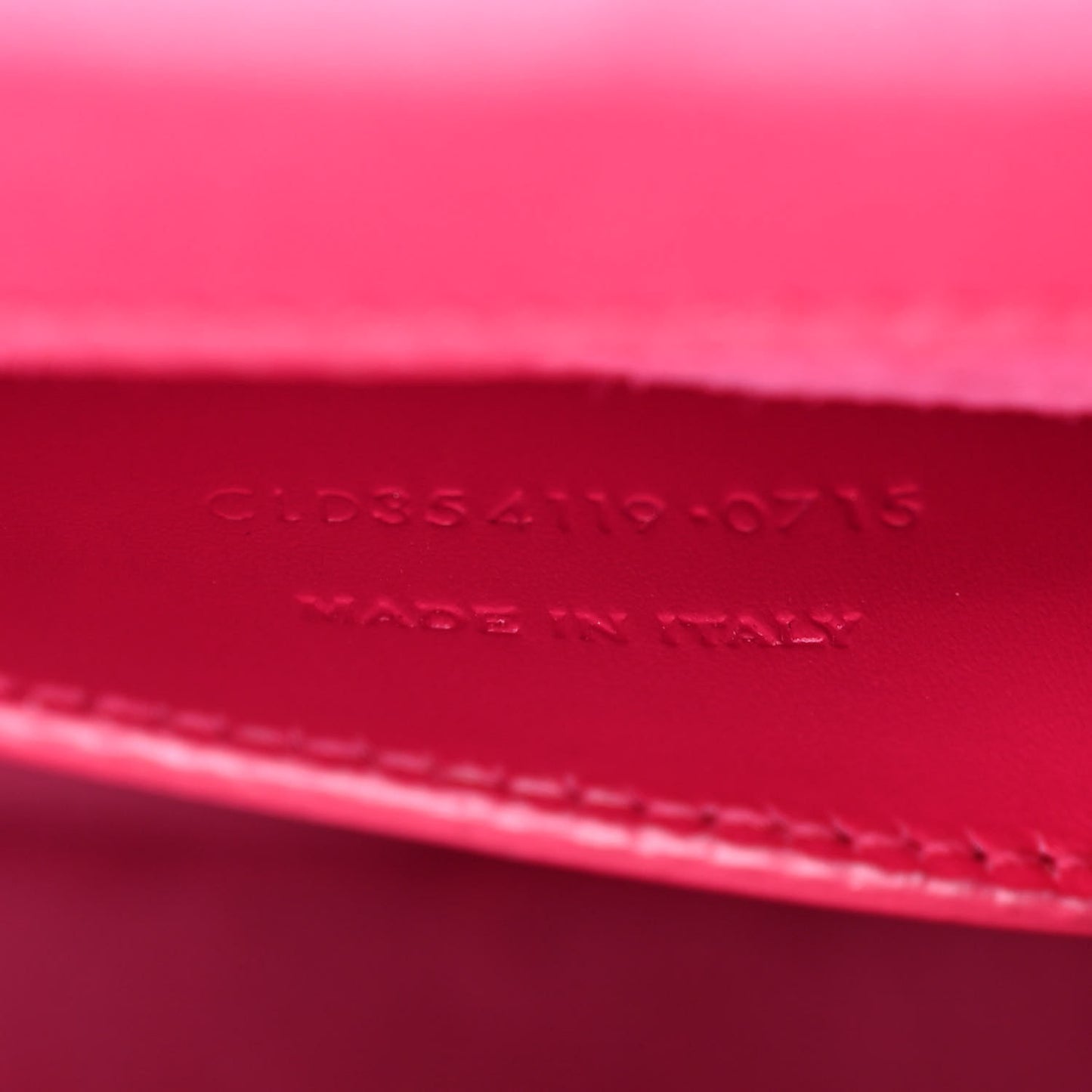 Smooth Calfskin Classic Monogram Kate Tassel Chain Wallet Pink