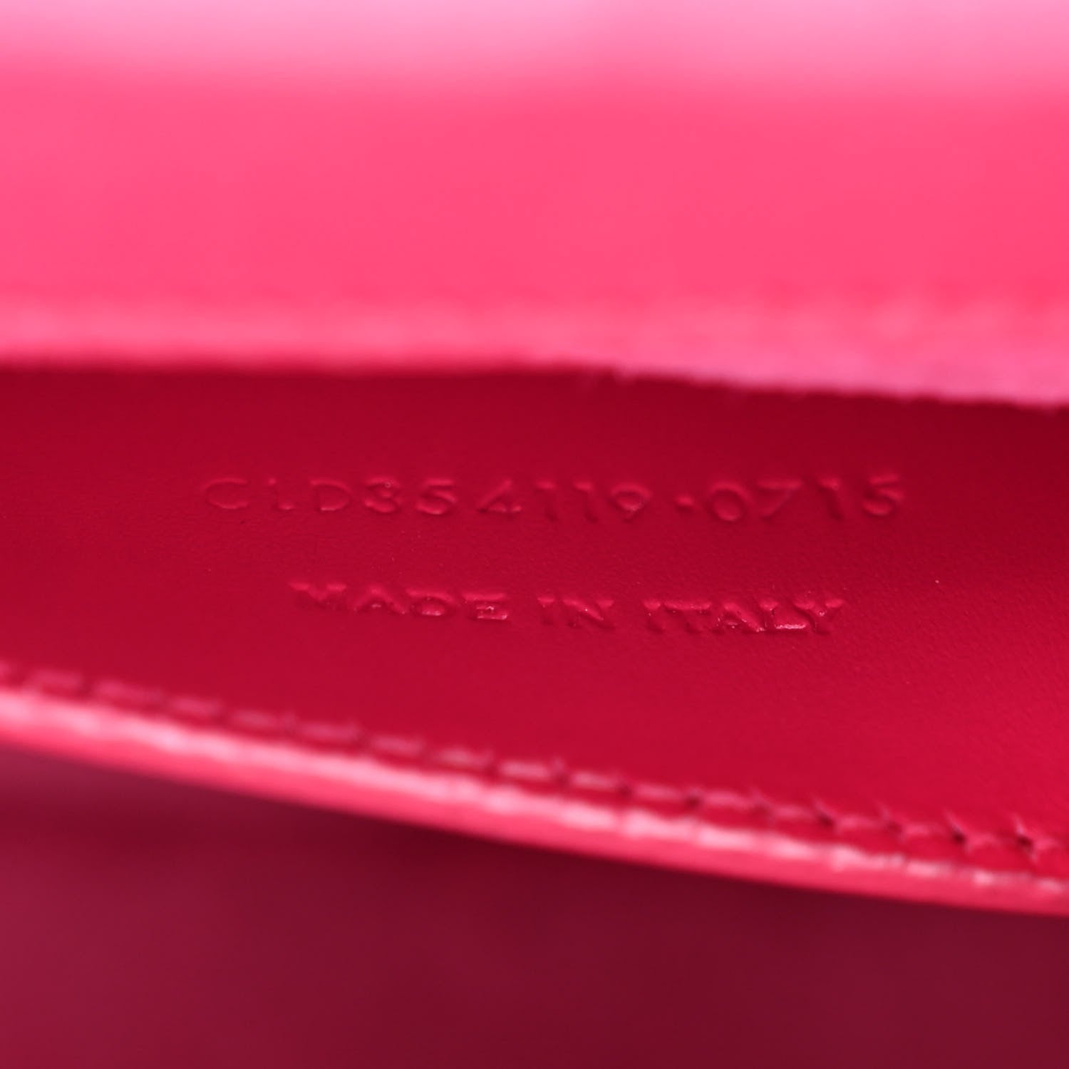 Saint Laurent Smooth Calfskin Classic Monogram Kate Tassel Chain Wallet Pink 7 of 12