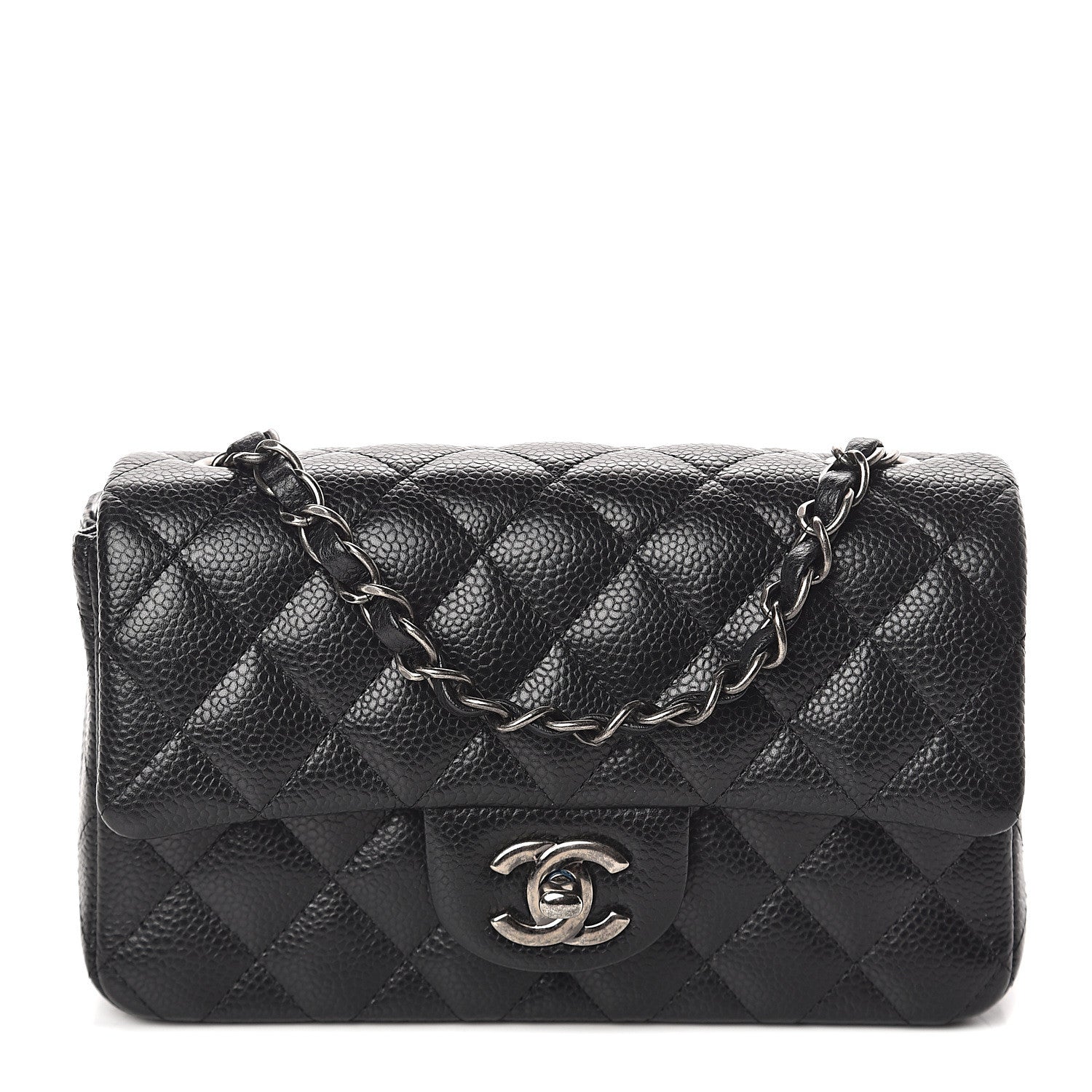 Chanel Caviar Quilted Mini Rectangular Flap Black 1 of 8