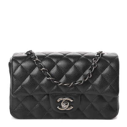 Chanel Caviar Quilted Mini Rectangular Flap Black 1 of 8