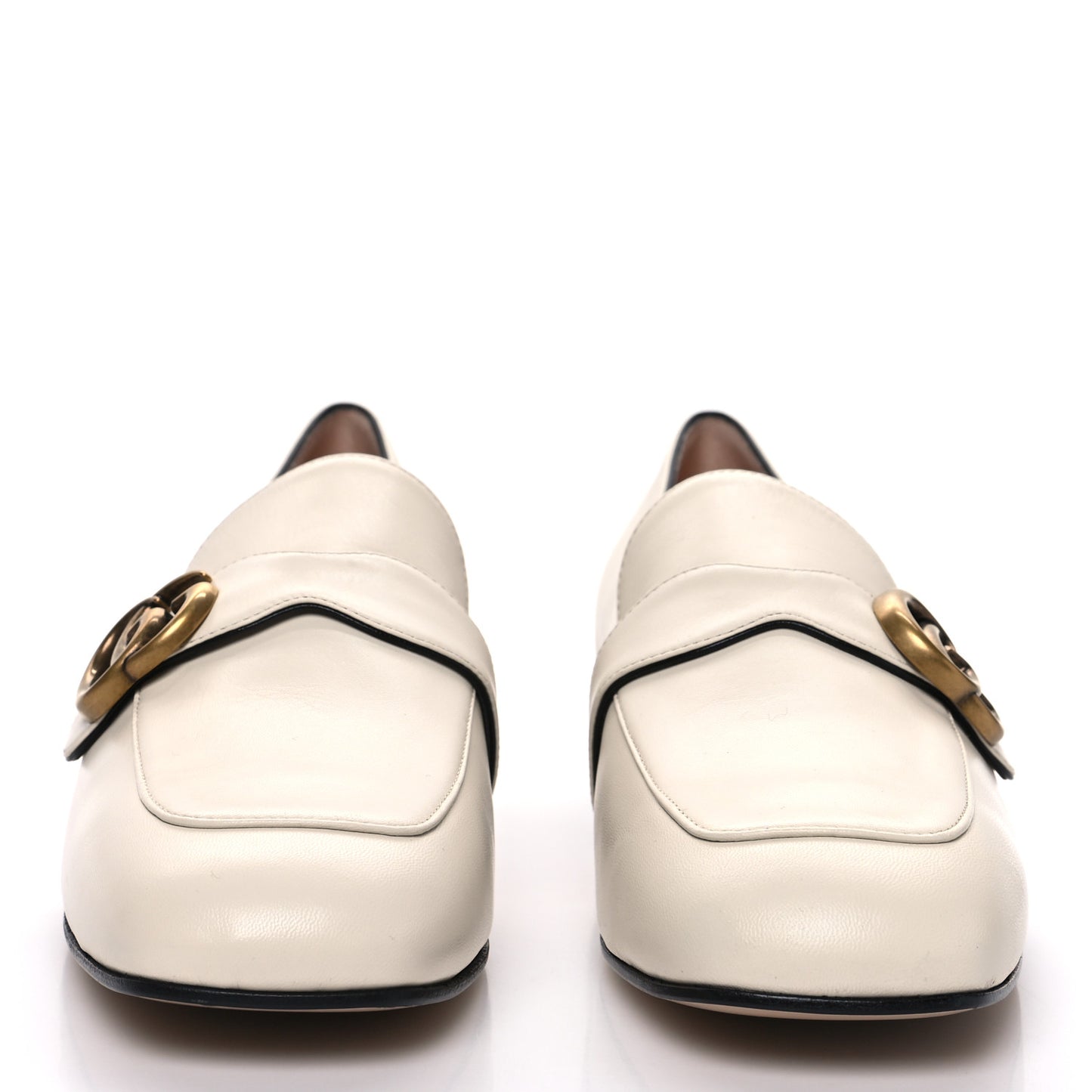 Malaga Kid Womens GG Marmont Loafers 41 Mystic White