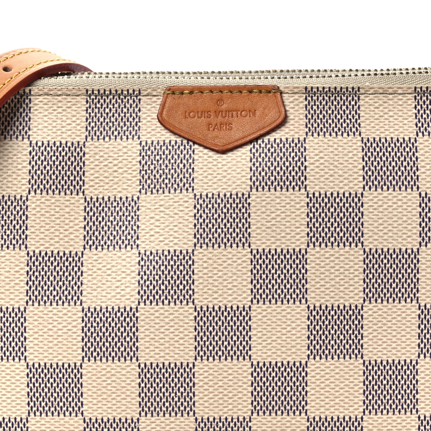 Damier Azur Double Zip Pochette