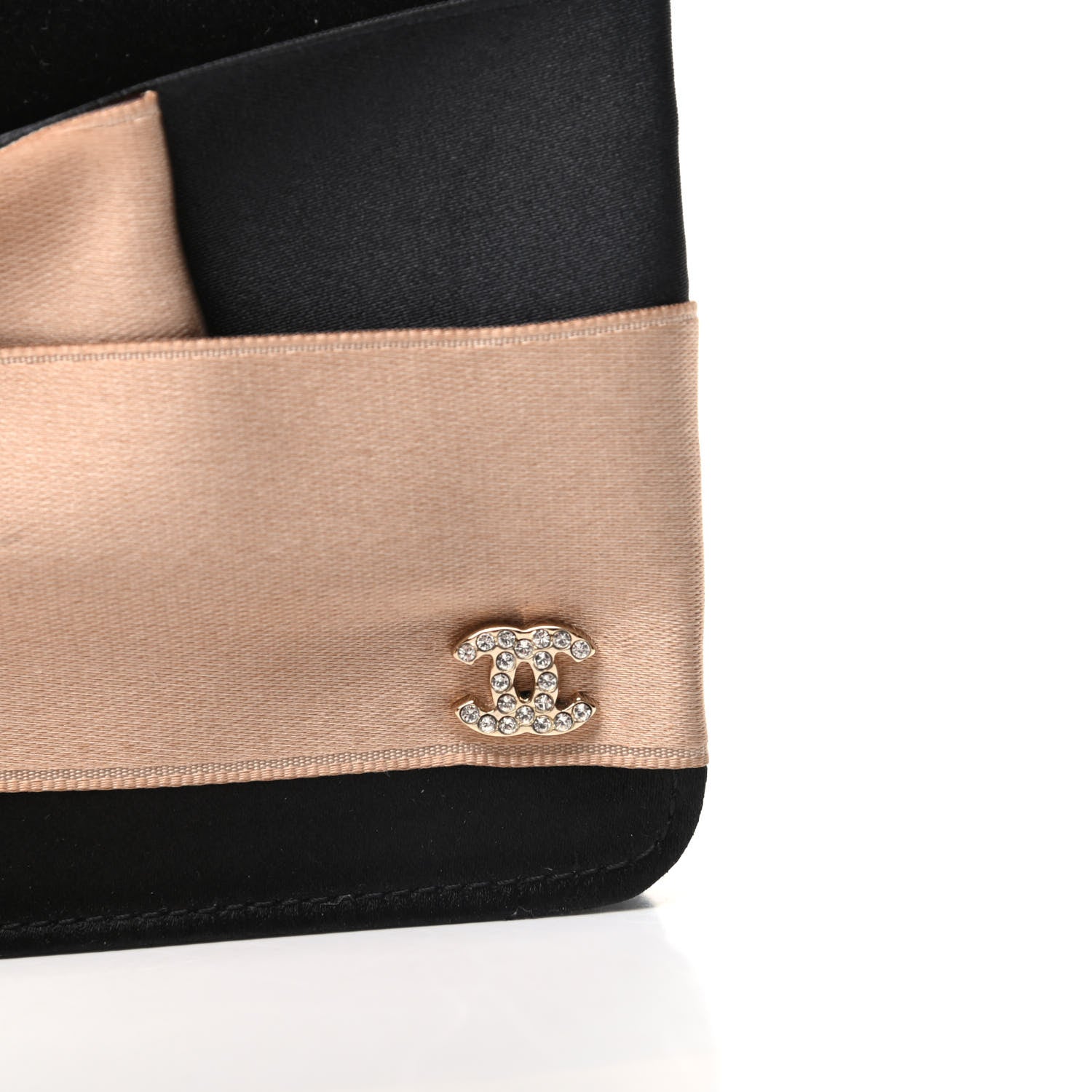 Chanel Satin Bow Clutch Black 10 of 10