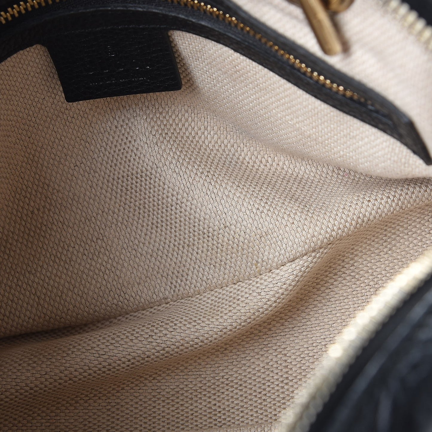 Pebbled Calfskin Small Soho Bowler Black