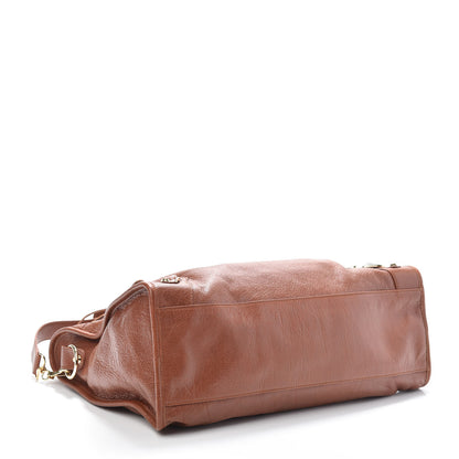 Balenciaga Agneau Classic Gold Hardware City Marron Cognac 4 of 8