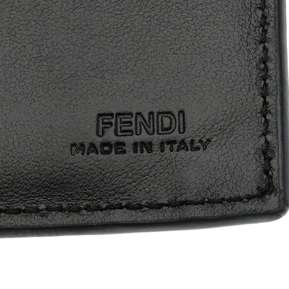 Fendi Vitello Cruise F is Fendi Compact Bi-Fold Wallet Black 6 of 8