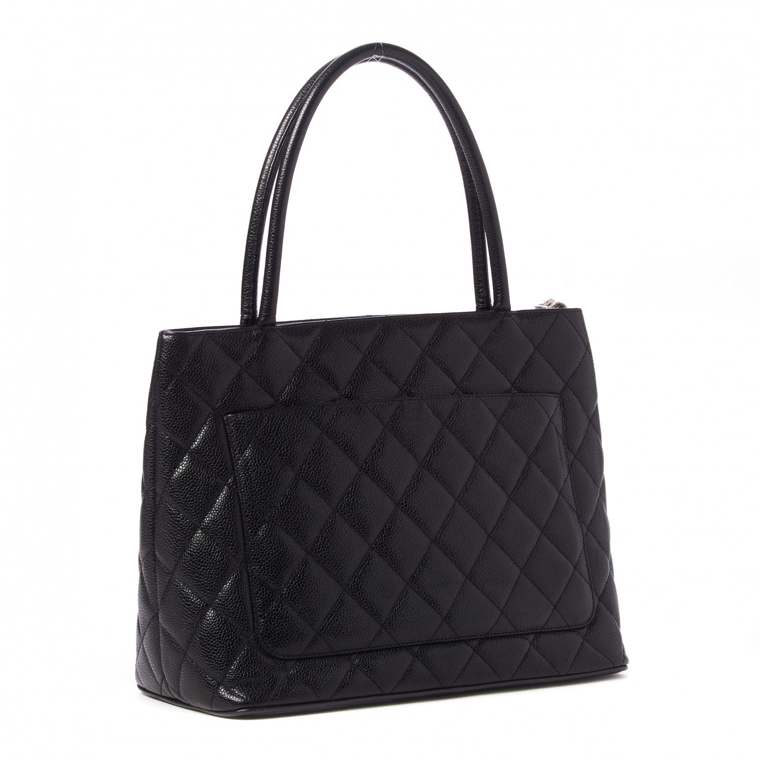 Chanel Caviar Quilted Medallion Tote Black 3 of 10