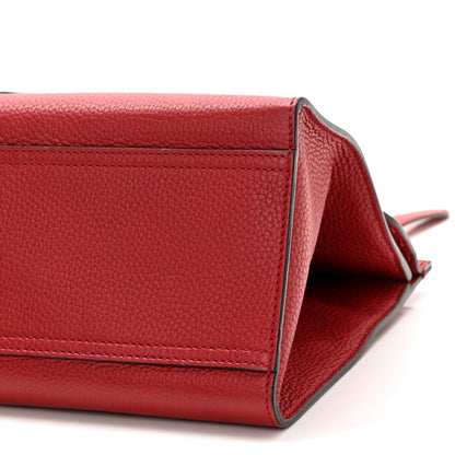Gucci Calfskin Small GG Marmont Top Handle Bag Vulcanic Red 9 of 10