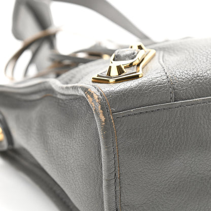 Balenciaga Chevre Gold Metallic Edge Hardware S City Gris Acier 13 of 13