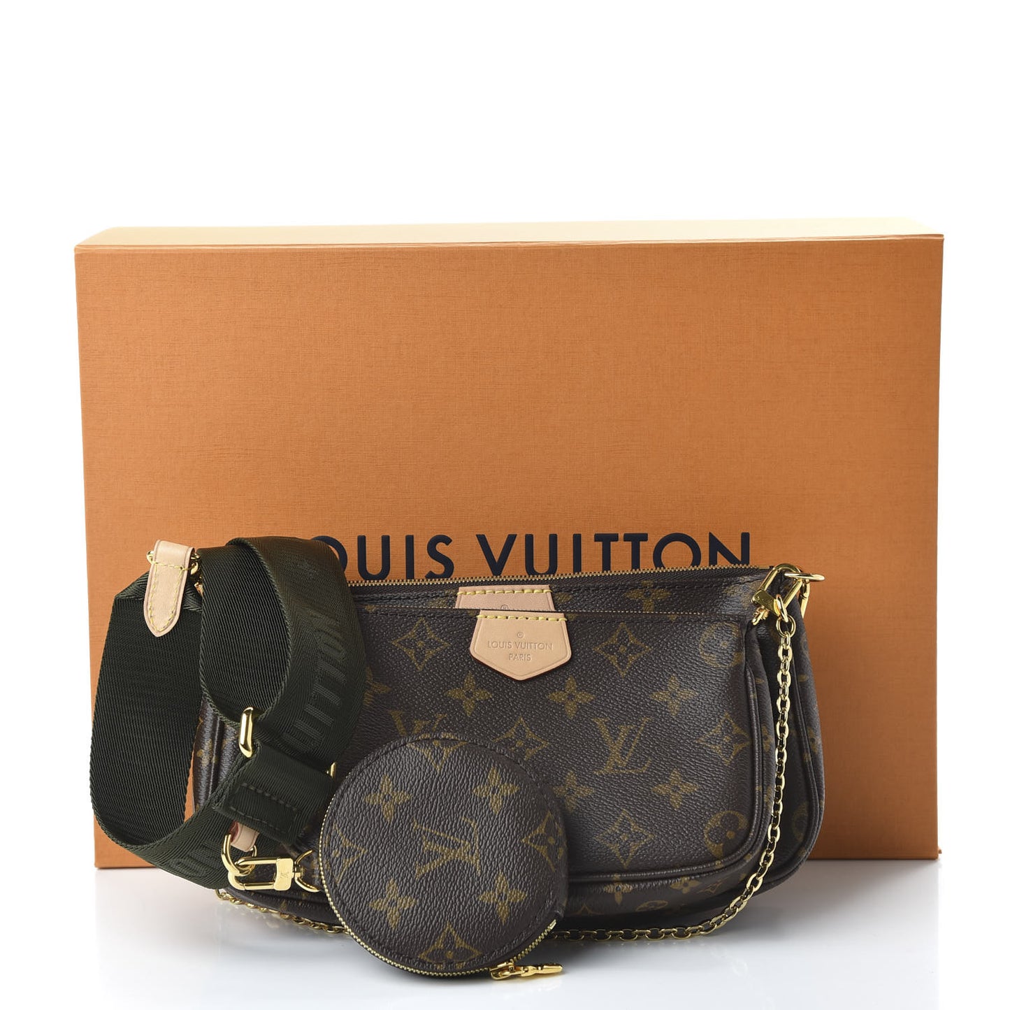 Monogram Multi Pochette Accessories Kaki