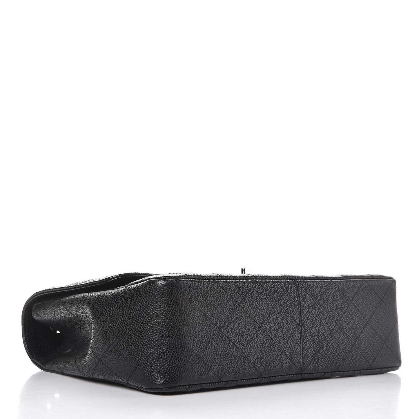 Caviar Quilted Jumbo Single Flap Black