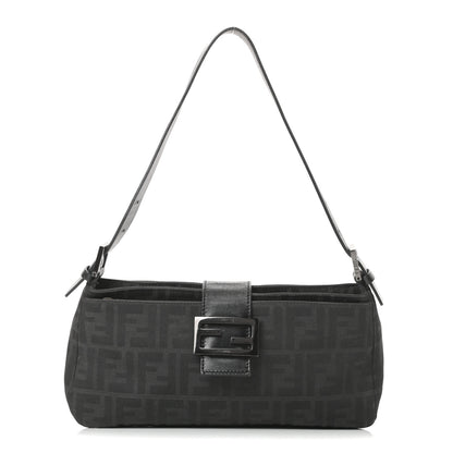 Fendi Nylon Zucca Baguette Black 1 of 14