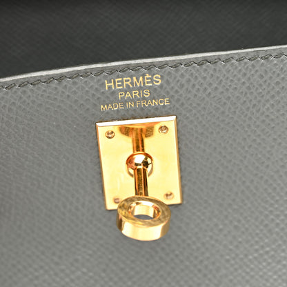 Hermes Epsom Kelly Sellier 25 Vert Amande 6 of 11