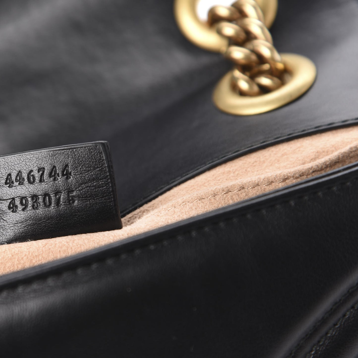 Calfskin Matelasse Mini GG Marmont Shoulder Bag Black