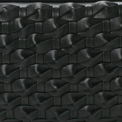 Bottega Veneta Grained Lambskin Intreccio Knot On Strap Dark Green 7 of 9