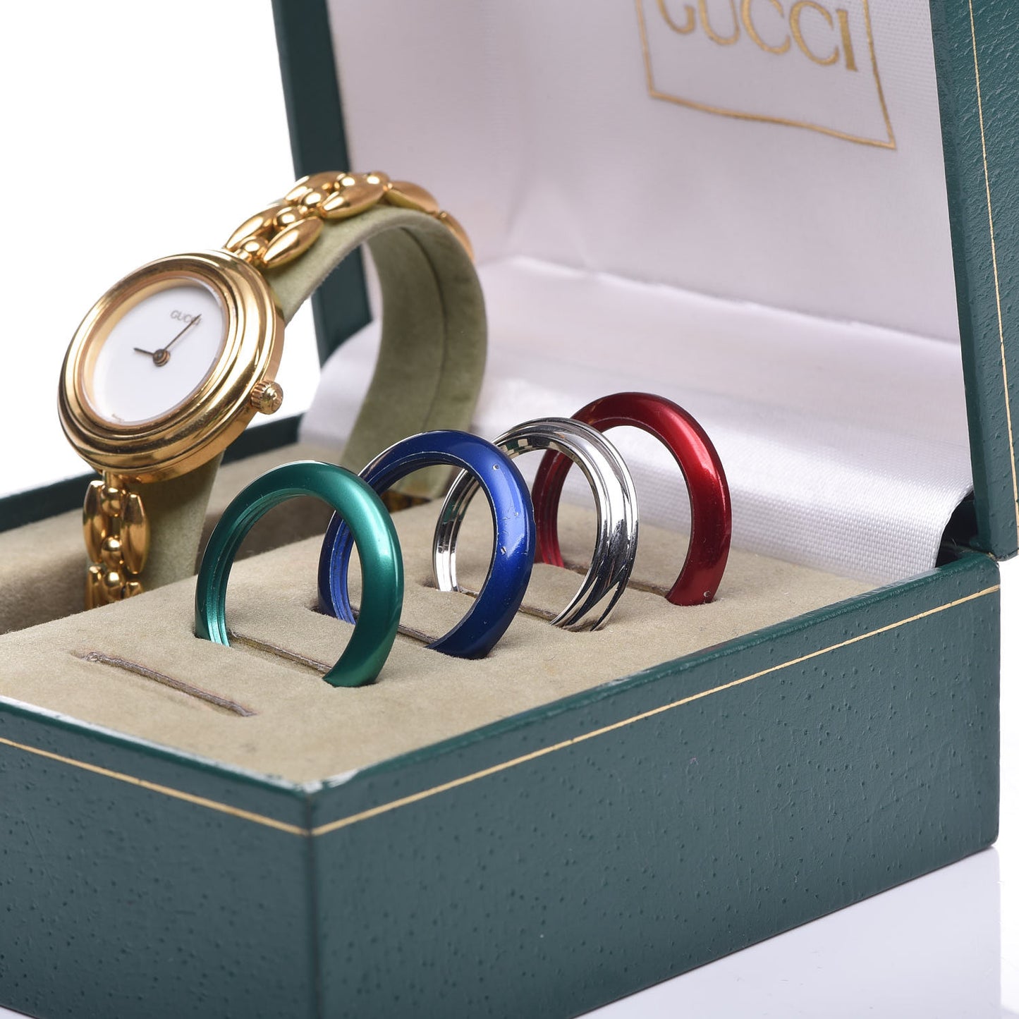 Stainless Steel 26mm Rice Link Interchangeable Bezel Quartz Watch