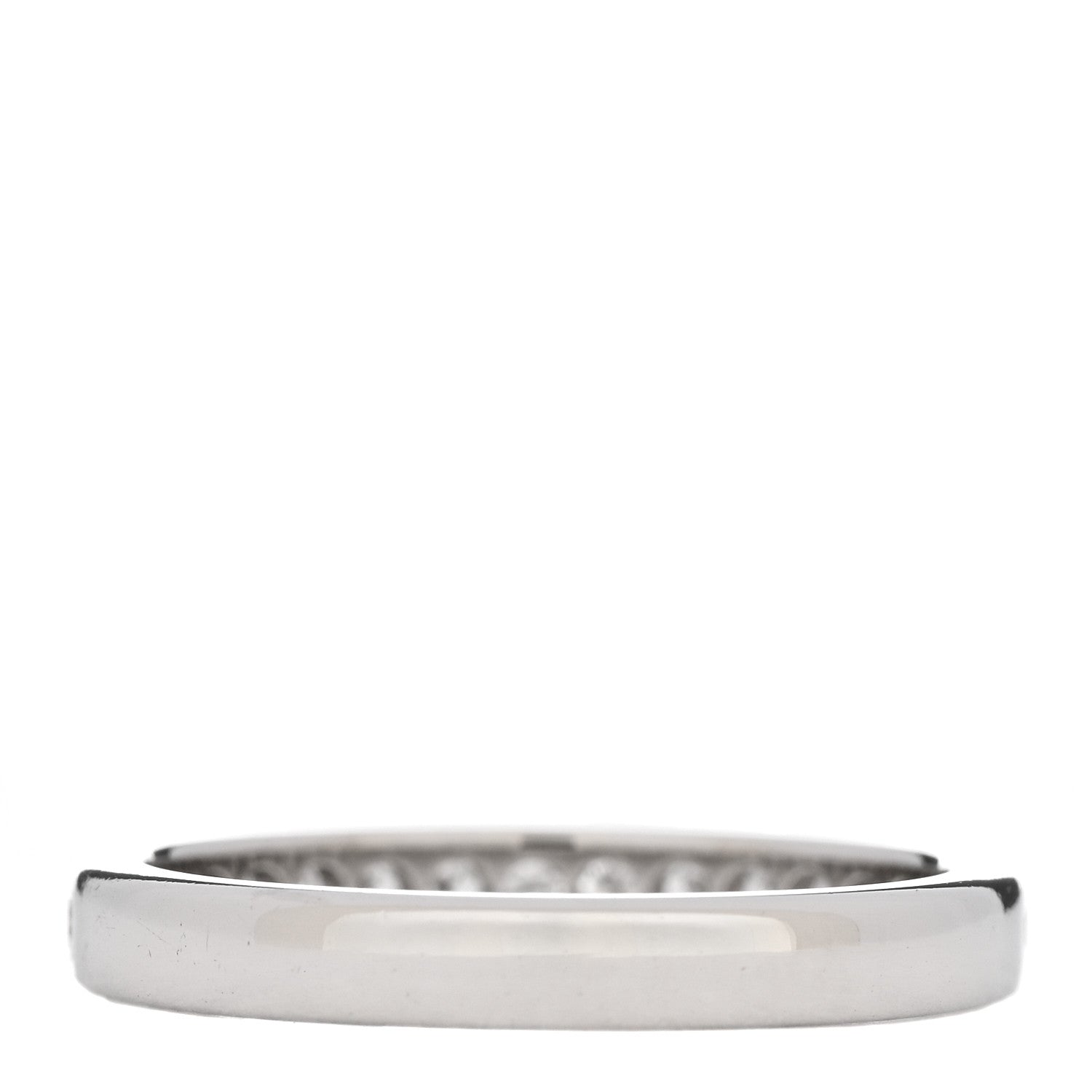 Cartier Platinum Diamond 1895 Wedding Band Ring 48 4.5 3 of 6