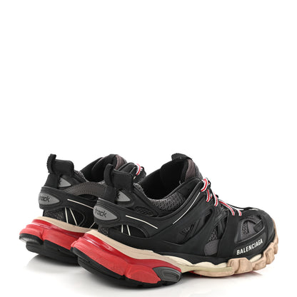 Balenciaga Mesh Nylon Womens Track Sneakers 39 Black Gris 4 of 8