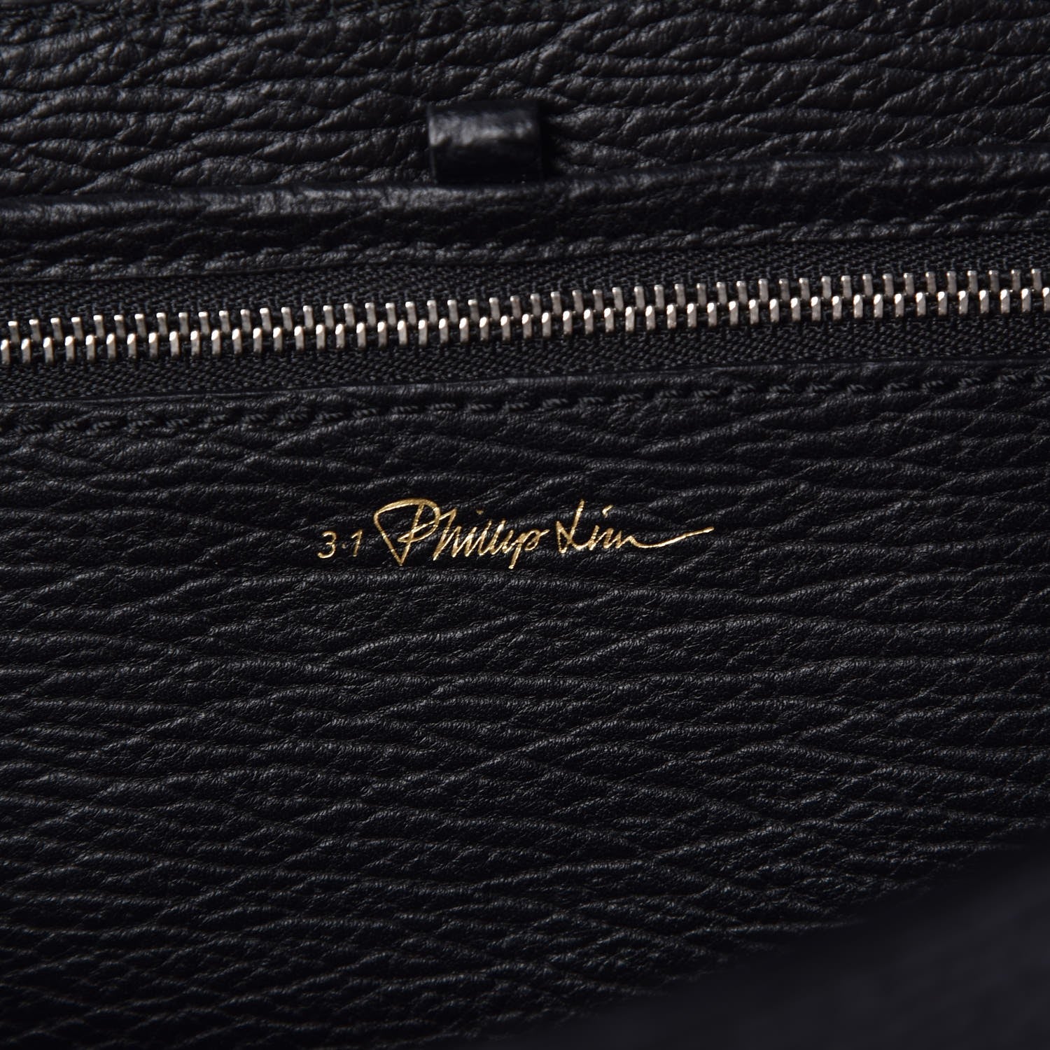 3.1 Phillip Lim 3.1 Textured Calfskin Medium Pashli Satchel Black 7 of 8