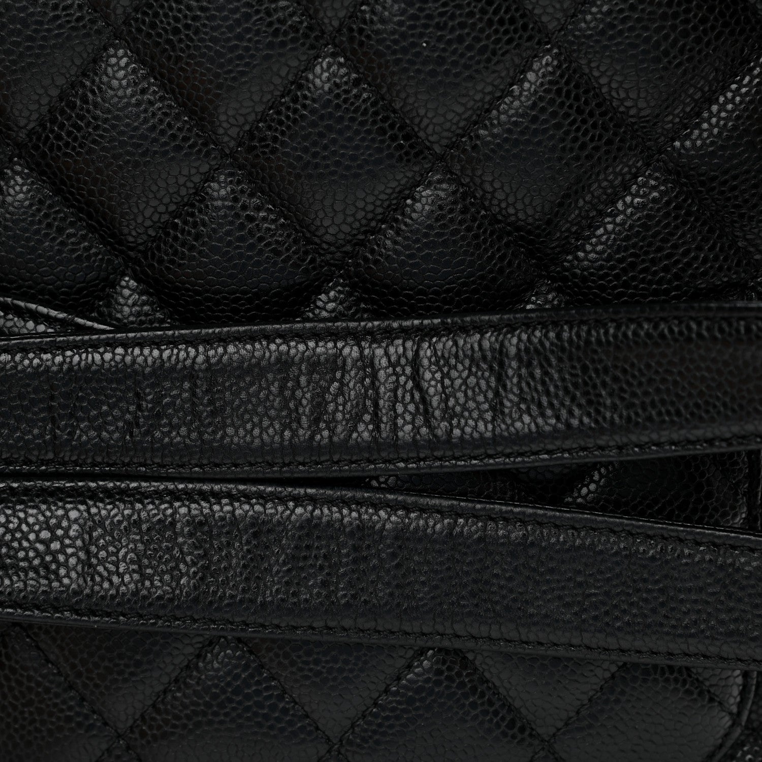 Chanel Caviar Quilted Petit Shopping Tote PST Black 12 of 12