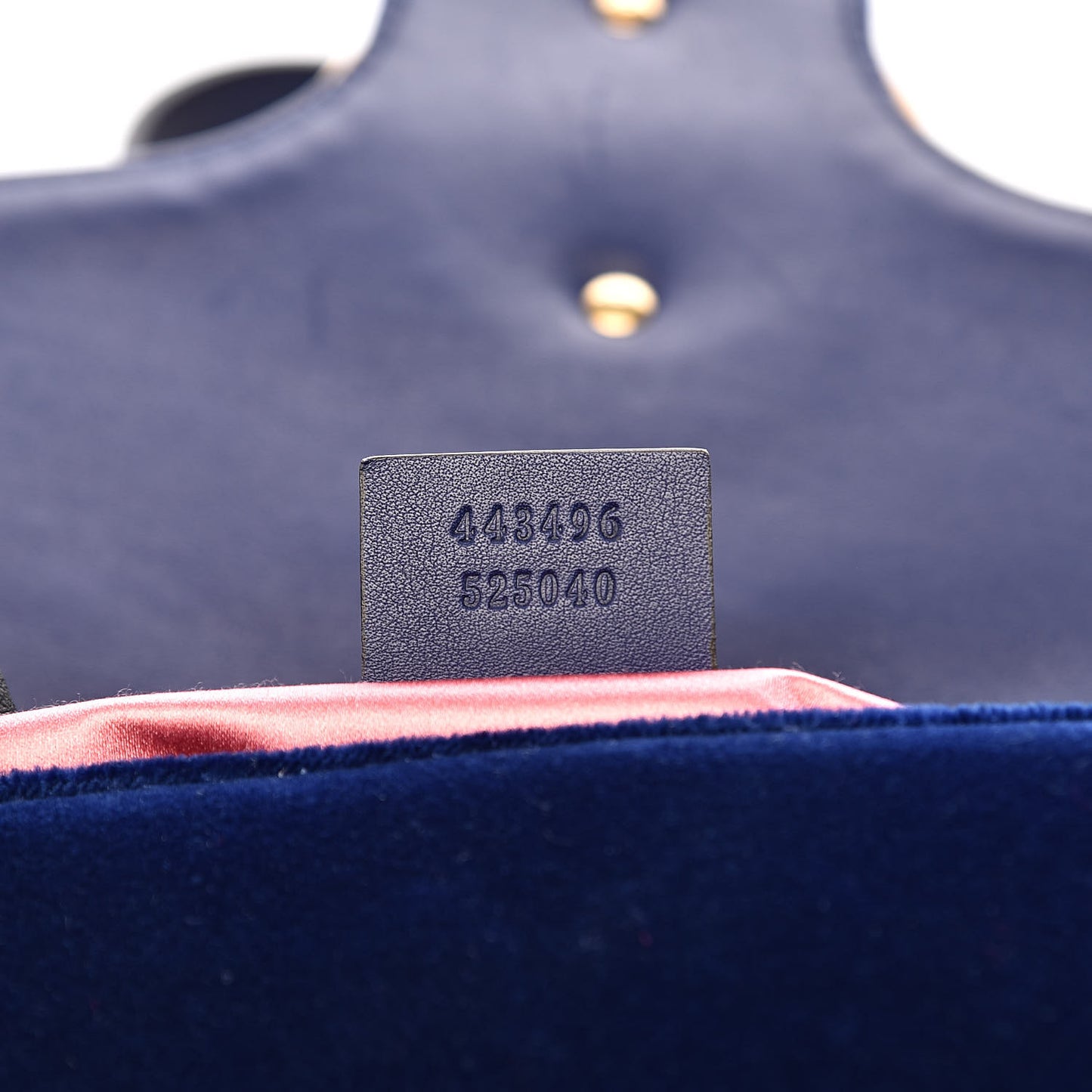 Velvet Matelasse Medium GG Marmont Shoulder Bag Cobalt Blue