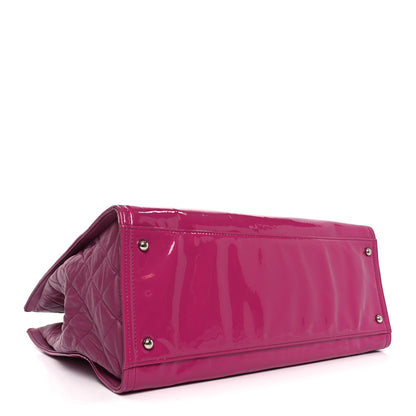 Chanel Vinyl Lipstick Tote Purple 4 of 10