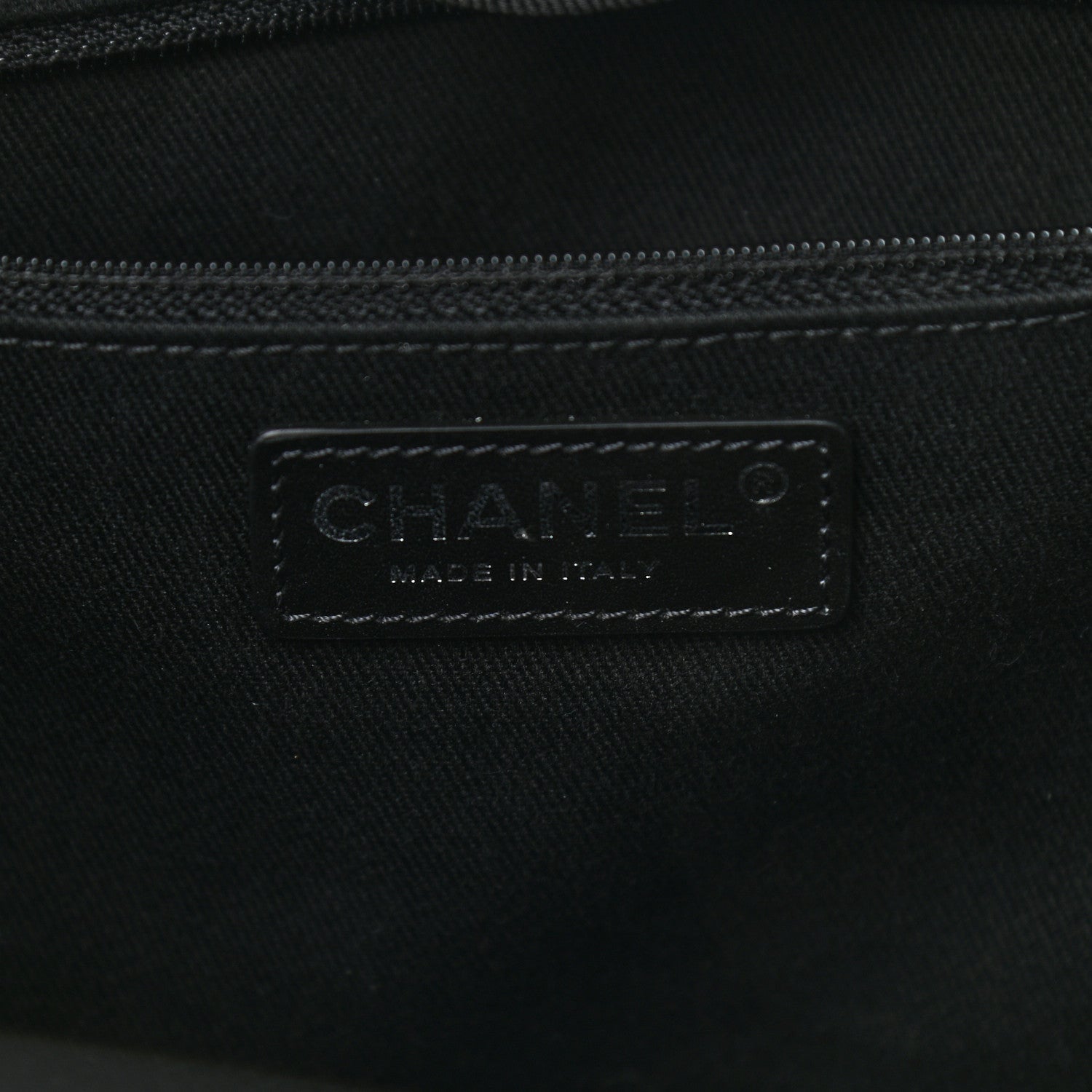 Chanel Calfskin Sequin Medium Deauville Tote Black 6 of 11