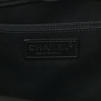 Chanel Calfskin Sequin Medium Deauville Tote Black 6 of 11