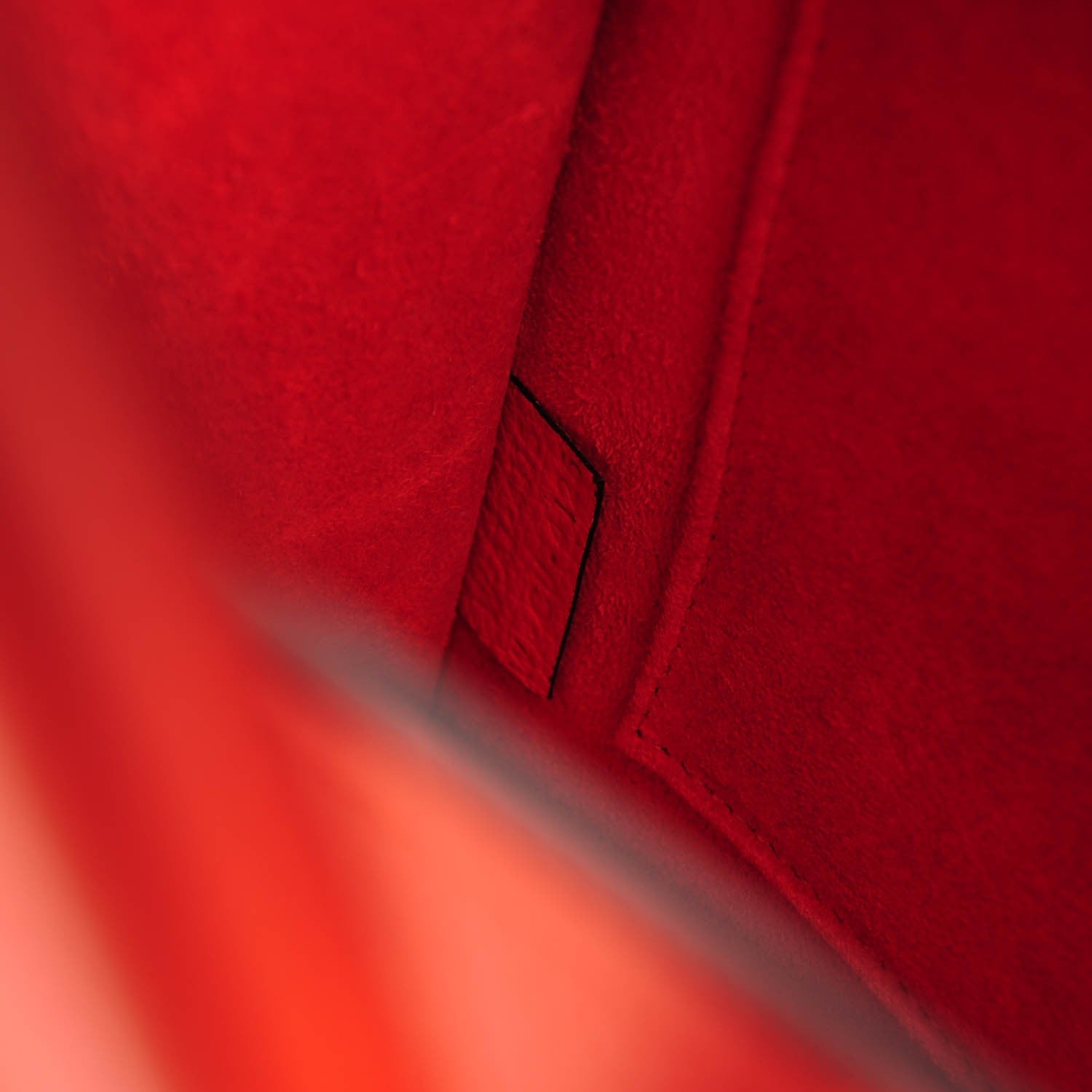 Celine Drummed Calfskin Nano Luggage Vermillion 7 of 7