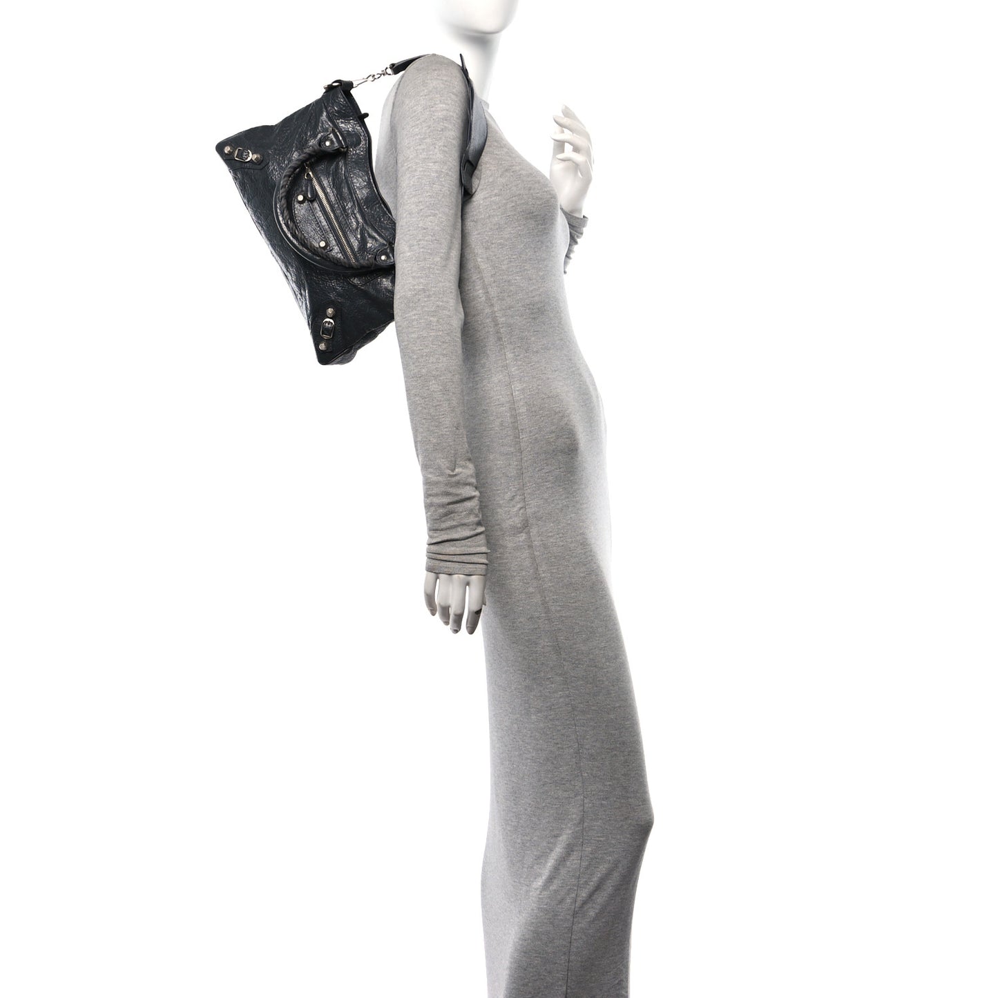 Agneau Giant 12 Silver Hardware First Gris Fossile