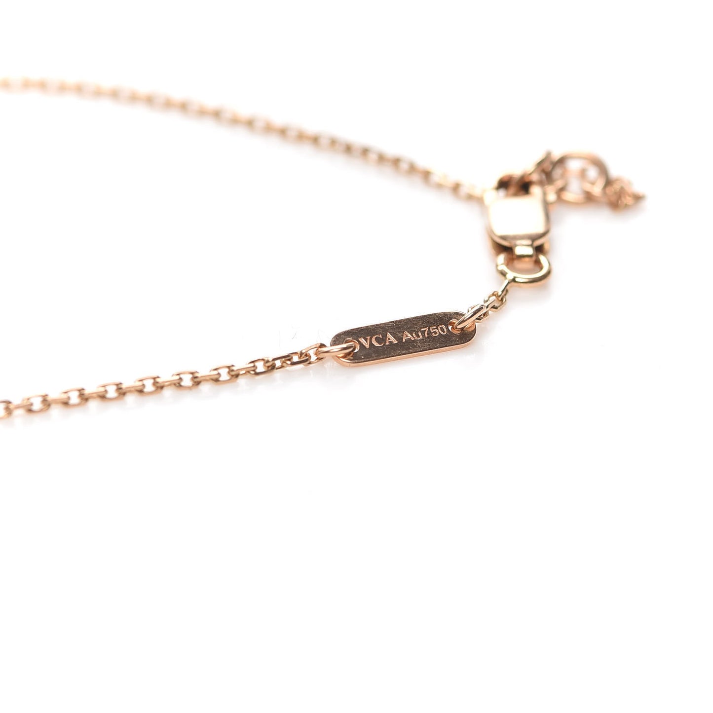 18K Rose Gold Carnelian Sweet Alhambra Heart Bracelet