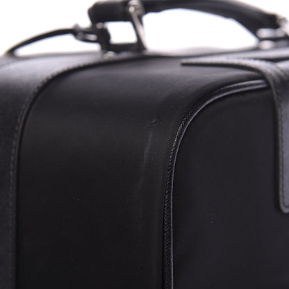 Prada Tessuto Saffiano Trolley Luggage Black 8 of 10