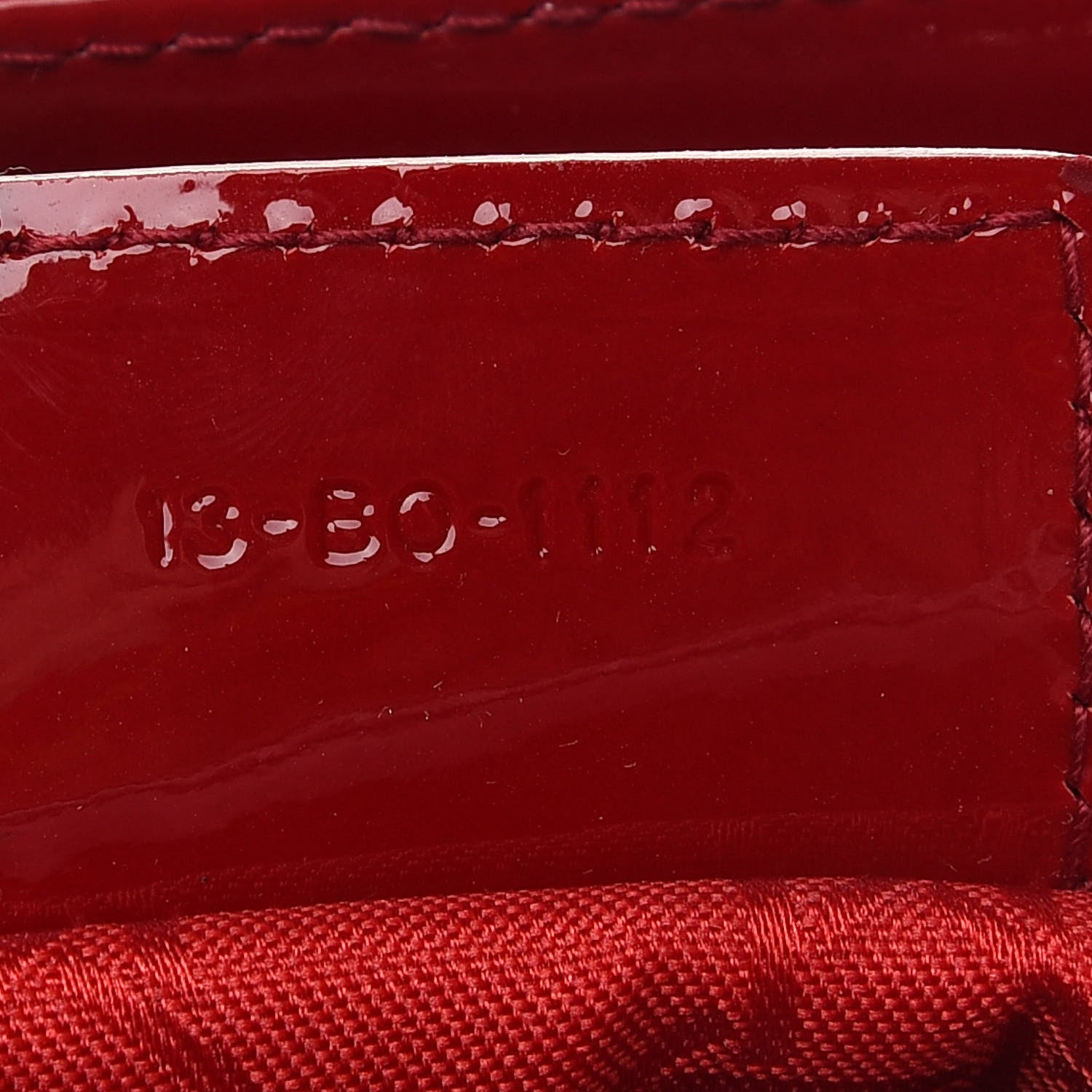 Christian Dior Patent Cannage Medium Lady Dior Red 7 of 10