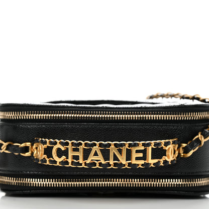 Chanel Caviar Quilted Small Pick Me Up Vanity Case Black 11 of 12