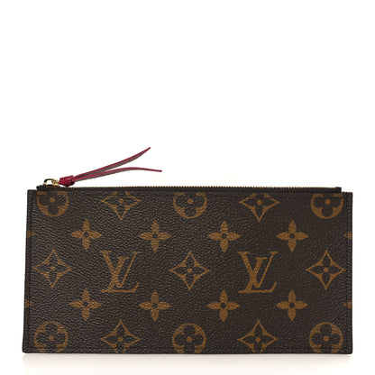 Louis Vuitton Monogram Felicie Chain Wallet Zippered Insert Fuchsia 1 of 6