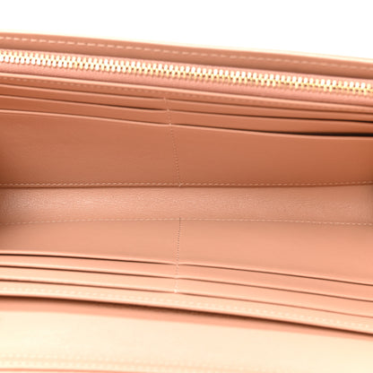 Christian Dior Patent Cannage Lady Dior Rendezvous Wallet On Chain Pink 5 of 13