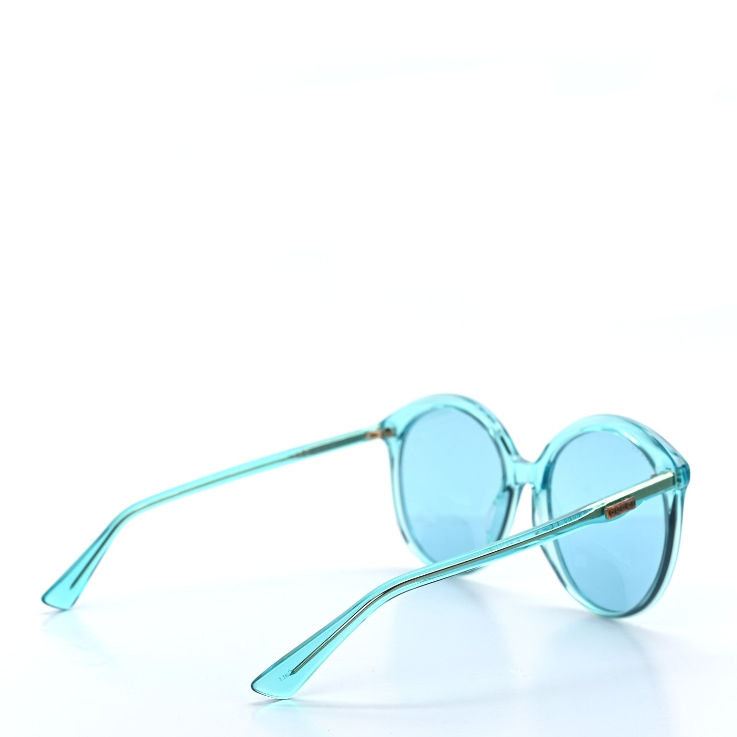 Gucci Acetate Sunglasses GG0257S Blue 4 of 8