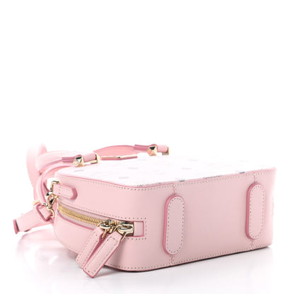 MCM Visetos Round Tote Powder Pink 4 of 11