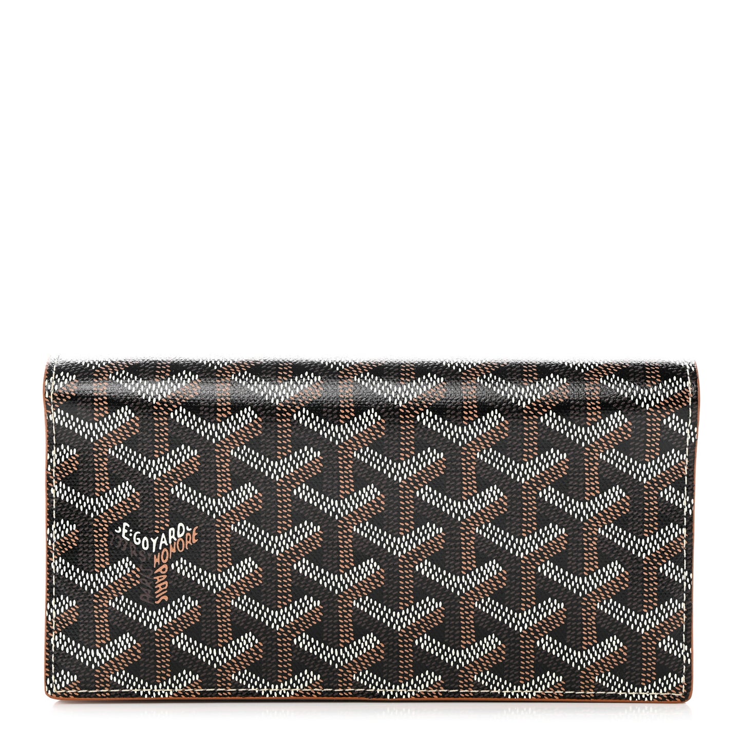 Goyardine Richelieu Wallet Black Gold