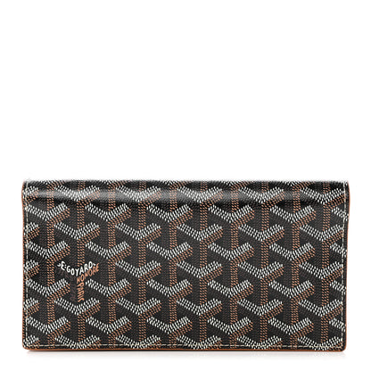 Goyard Goyardine Richelieu Wallet Black Gold 1 of 8
