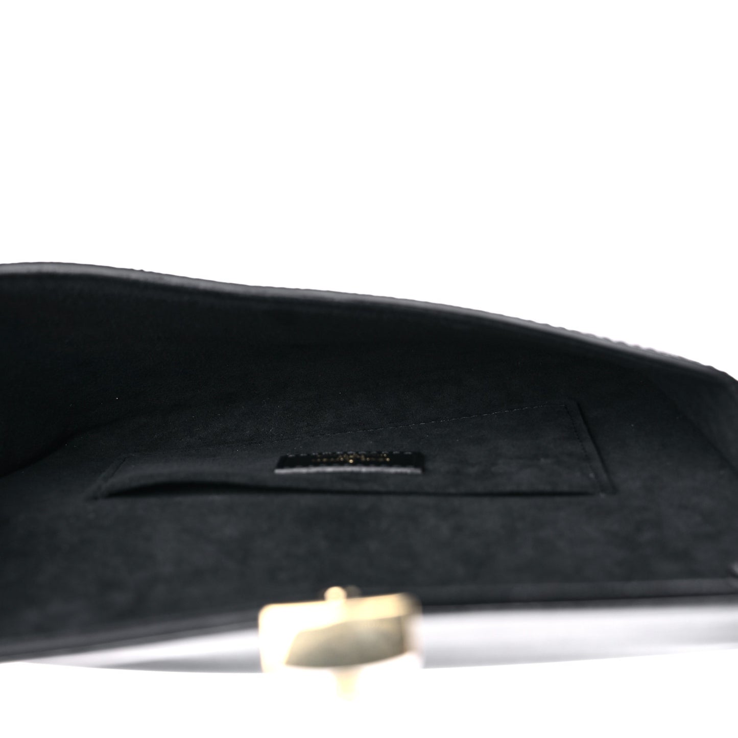 Monogram Padlock On Strap Black